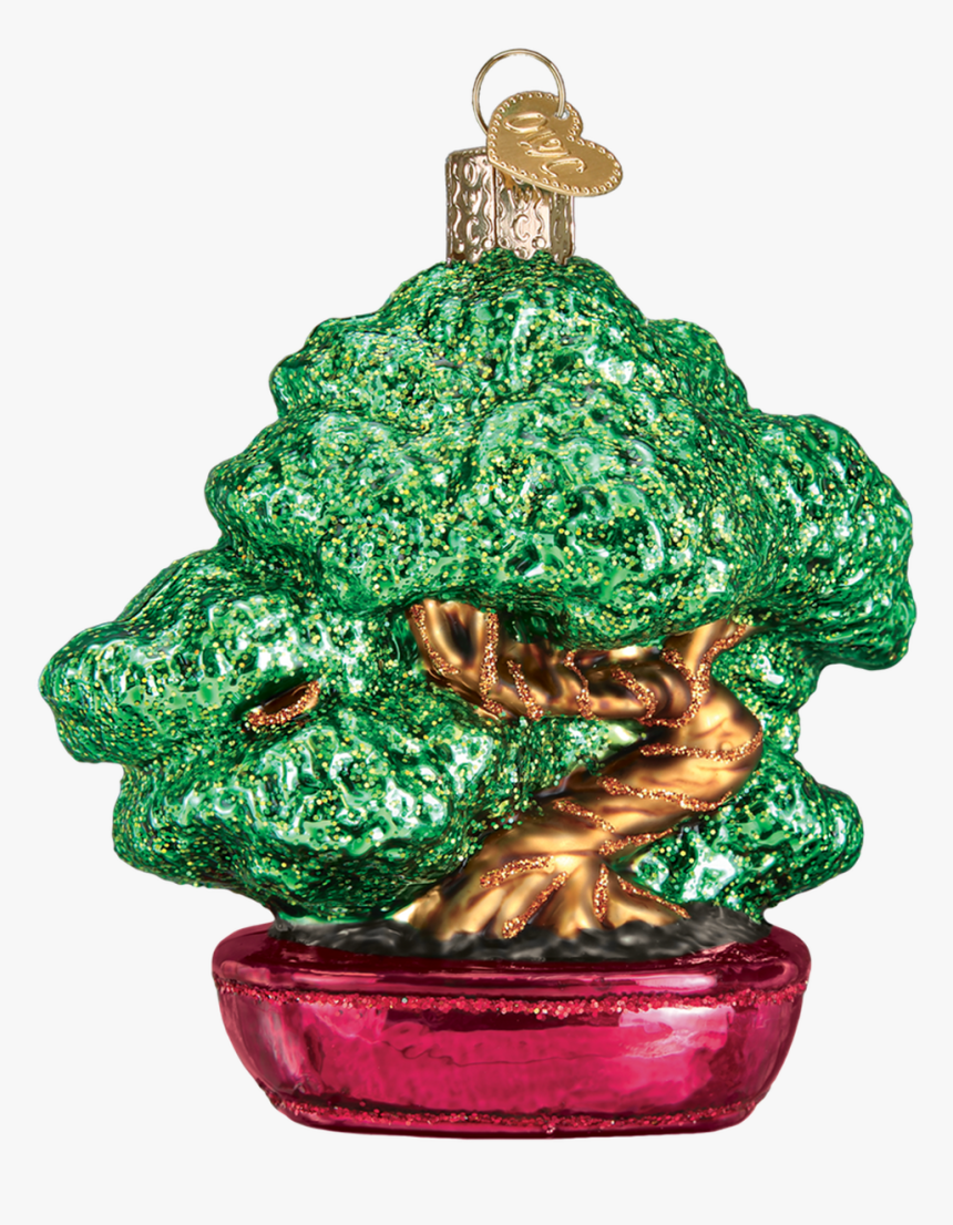 Bonsai Tree Glass Ornament - Bonsai, HD Png Download