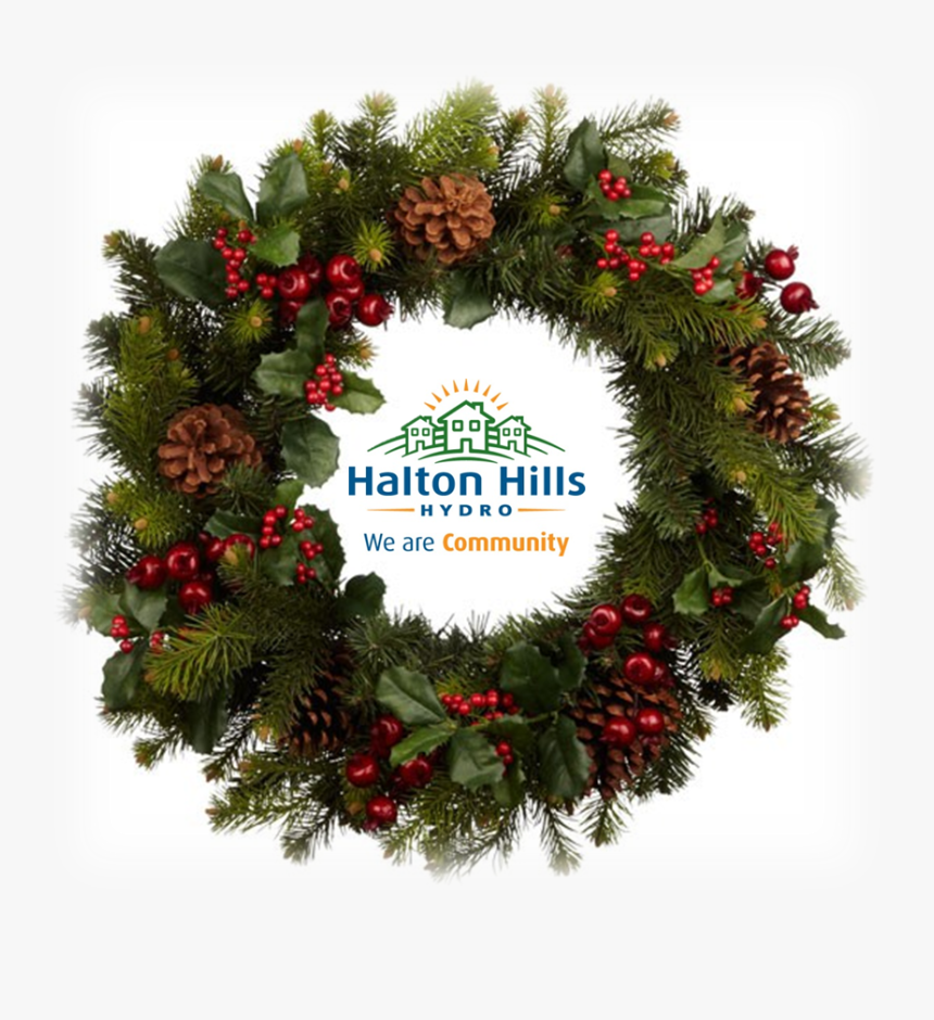 Download Christmas Corner Christmas Wreath Fabric Storage - Mistletoe Round, HD Png Download