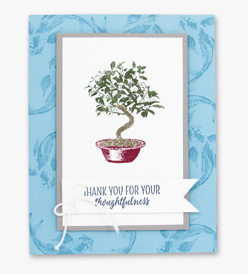 Bonsai Stampin Up Card, HD Png Download