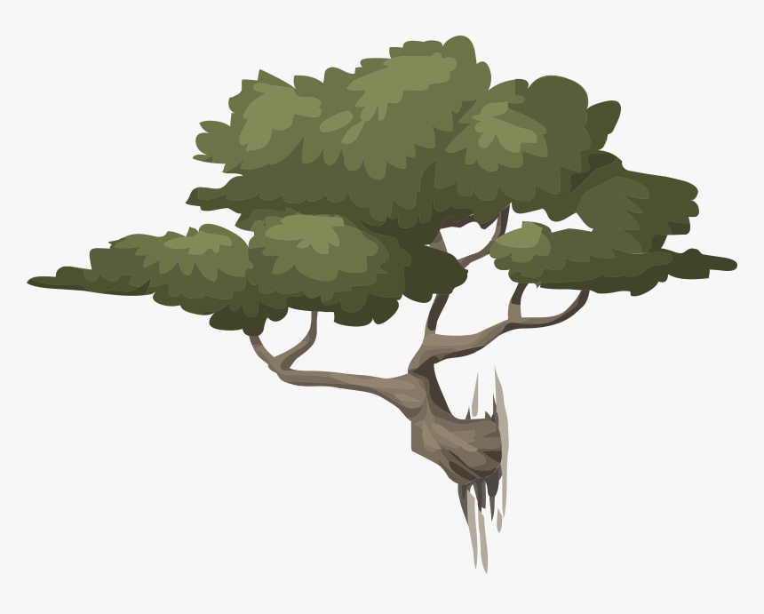 Alpine Landscape Mountain Bonsai 01c Al1 Clip Arts - Bonsai In Png, Transparent Png