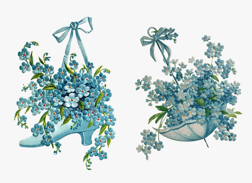 Vintage, Flowers, Pansy, Old, Decoupage, Isolated - Decoupage Vintage Flower Png, Transparent Png