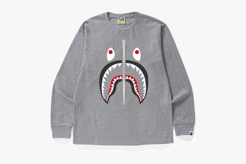 Bape Shark Tee Blue, HD Png Download