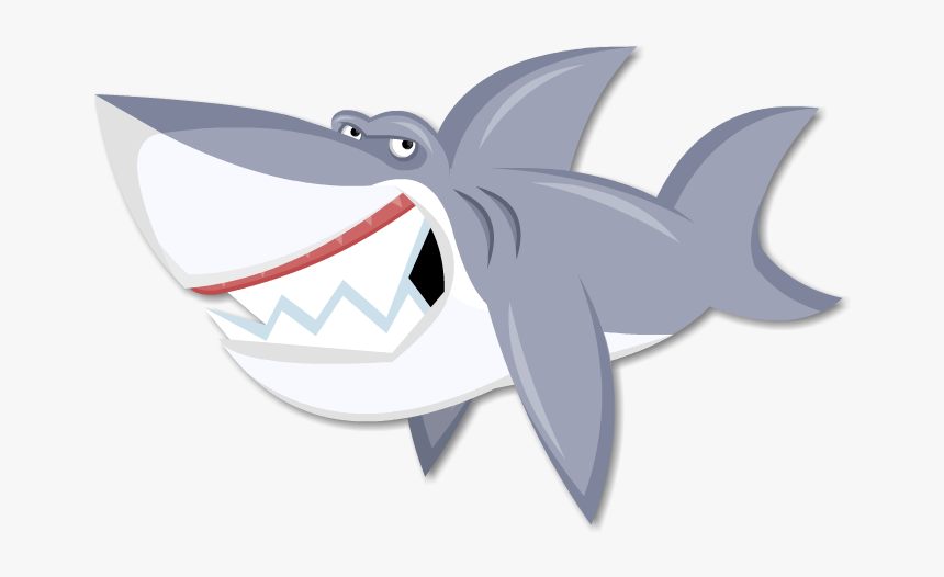 Transparent Background Sharks Cartoon Png, Png Download