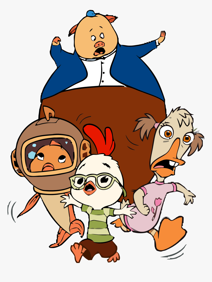 Chicken Little Png Clipartly - Chicken Little Con Los Amigos, Transparent Png