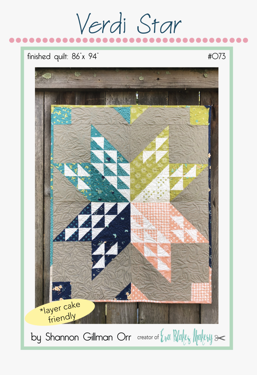 073 Verdi Star Pattern Artboard 1 - Patchwork, HD Png Download