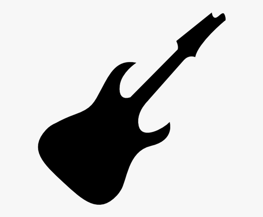 Guitar Png Silhouette - Guitar Silhouette Png, Transparent Png