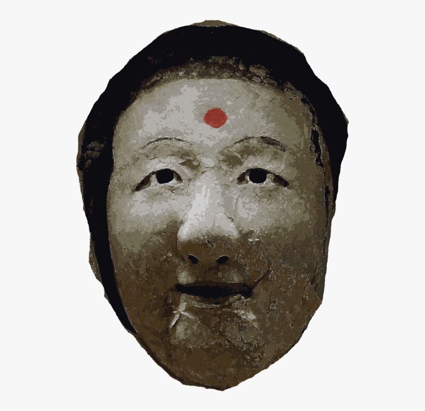 Head,masque,mask - Korean Shamanism Mask, HD Png Download