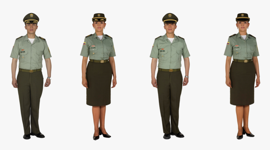 Uniforme De Policia Colombia, HD Png Download