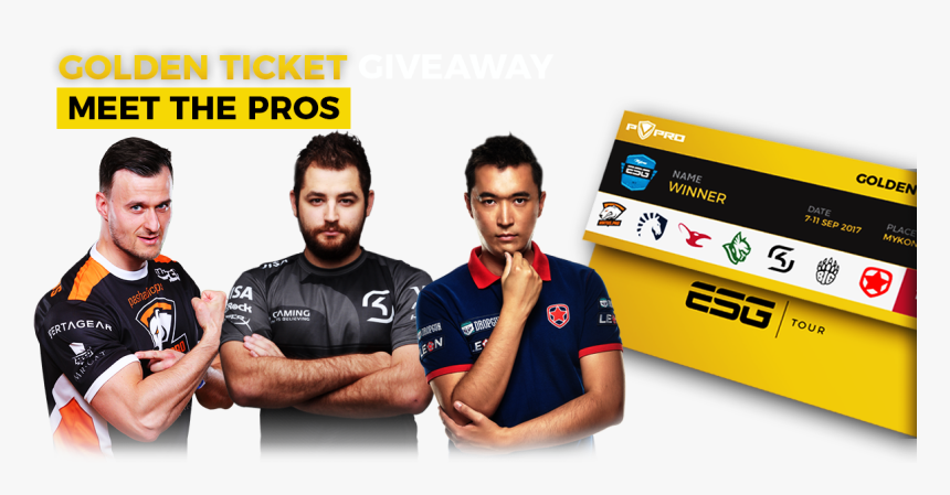 Golden Ticket Esg - Player, HD Png Download