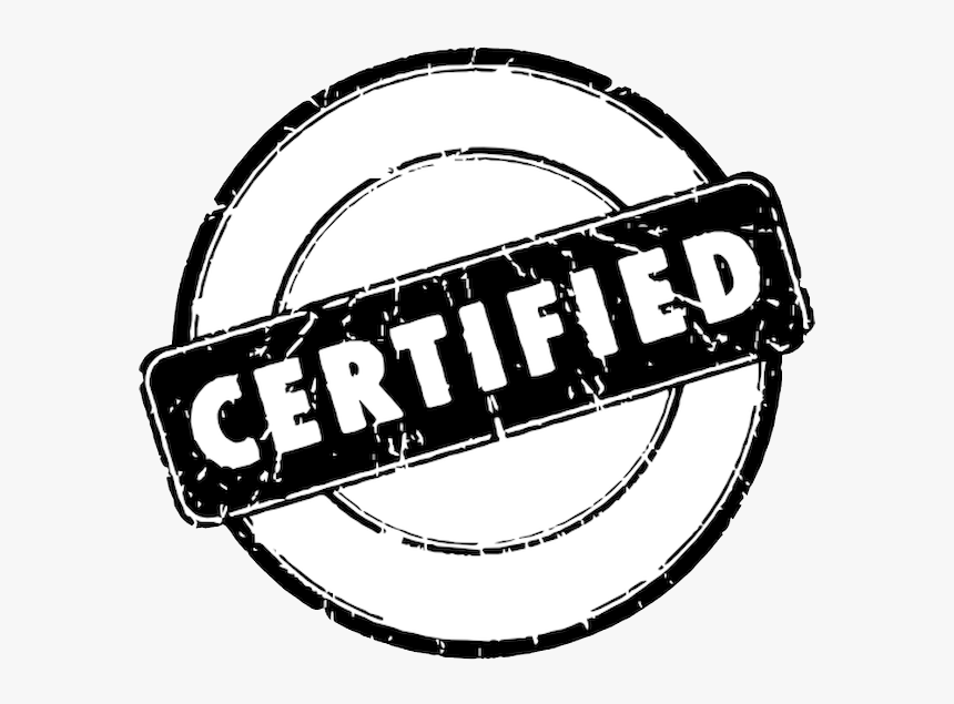 Certified Png - Graphics, Transparent Png