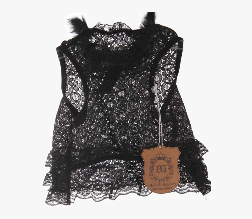 Black Lace Dress - Blouse, HD Png Download