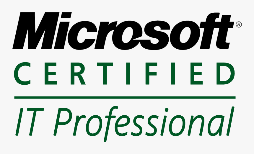 Mcitp Logo - Microsoft Certified It Professional, HD Png Download