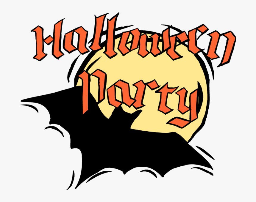 Halloween Party Clip Art Free, HD Png Download