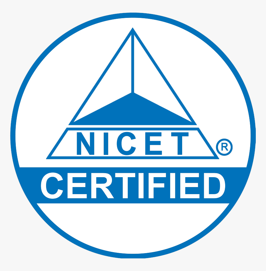 Nicet Certified - National Institute For Certification In Engineering, HD Png Download