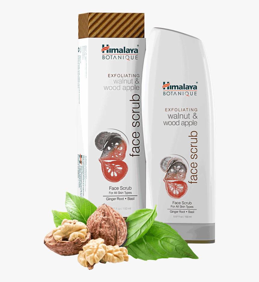 Exfoliating Walnut & Wood Apple Face Scrub - Himalaya All Product, HD Png Download