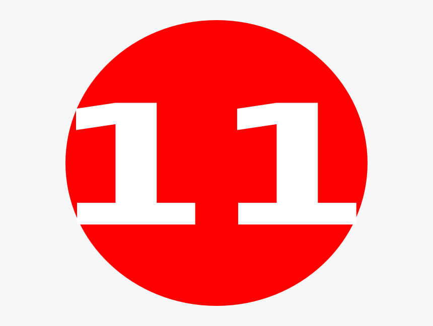 Number 13 In A Red Circle, HD Png Download