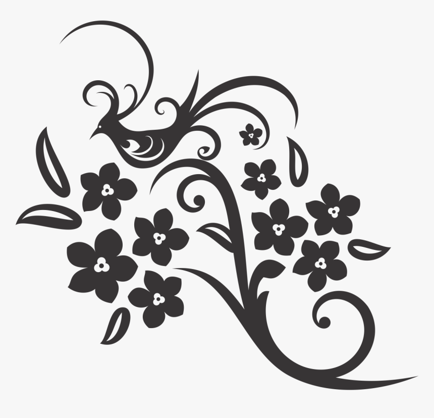 Arabesco Flor Png - Flowers Decal, Transparent Png