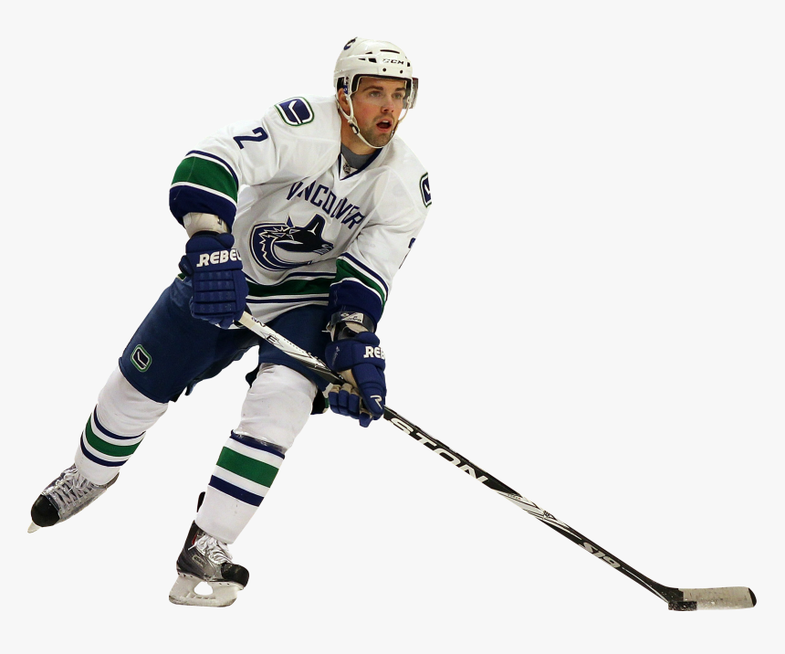 Hockey Player Png Image - Dan Hamhuis Vancouver Canucks, Transparent Png