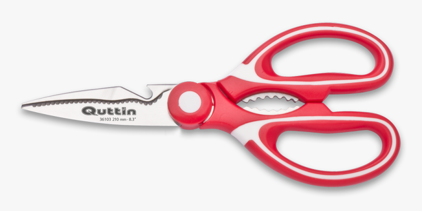 Tijera Cocina Grip Quttin 21cm - Tijeras De Electricista Png, Transparent Png