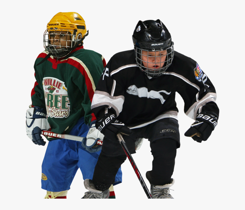 Black Youth Hockey Player, HD Png Download