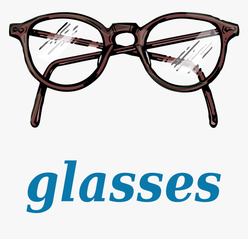 Cat Eye Glasses Png - Eye Chart Stencil, Transparent Png