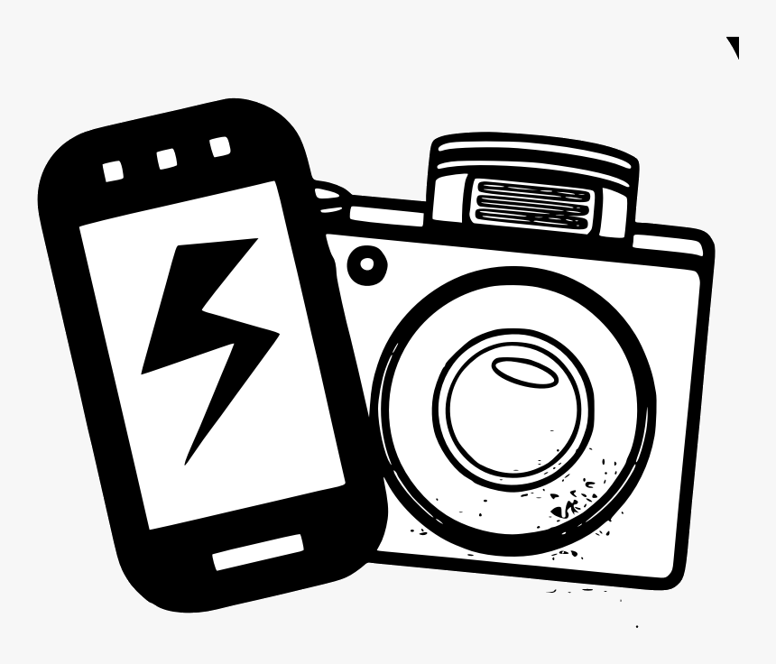 Camera Line Drawing Clip Art At Free For Personal Transparent - National Selfie Day 2019, HD Png Download
