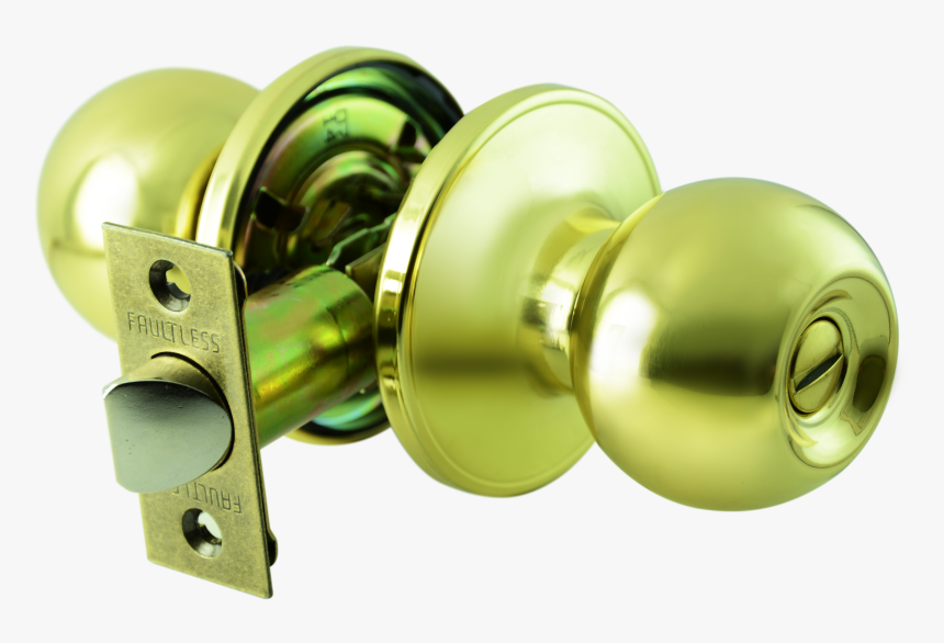 Transparent Door Knob Png - Brass, Png Download