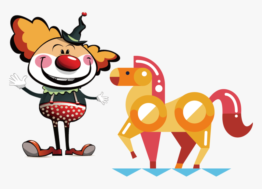 Banner Library Stock Clip Art Gallery Greetings Card - Fool Clowns, HD Png Download