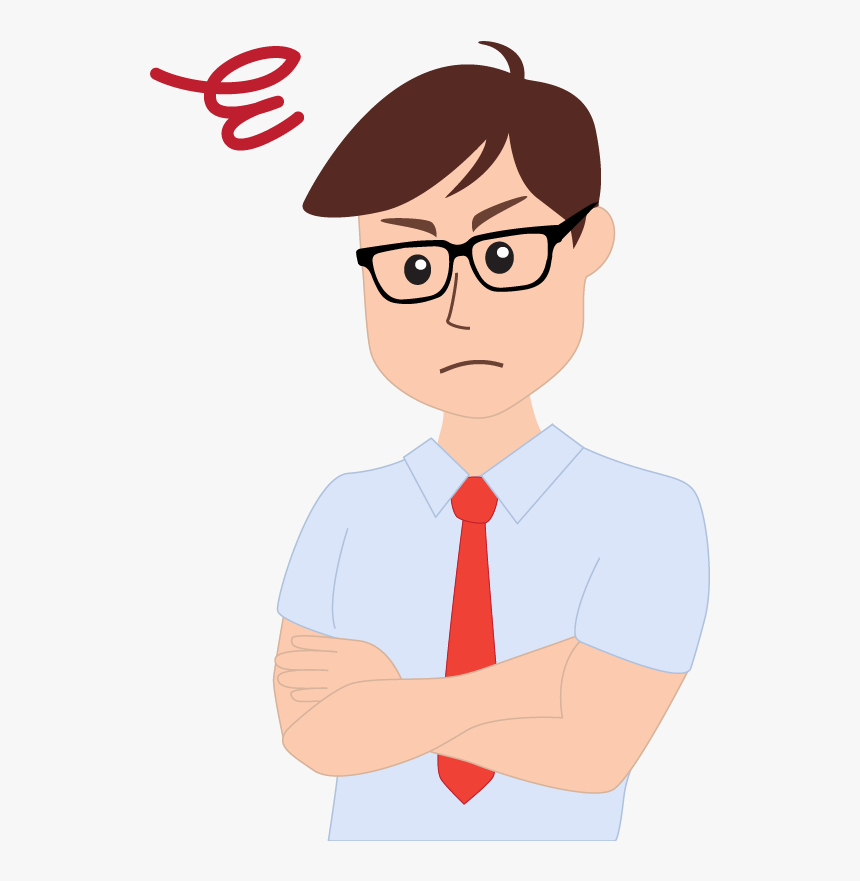 Confused Customer Png - Lack Of Communication With Analysts, Transparent Png