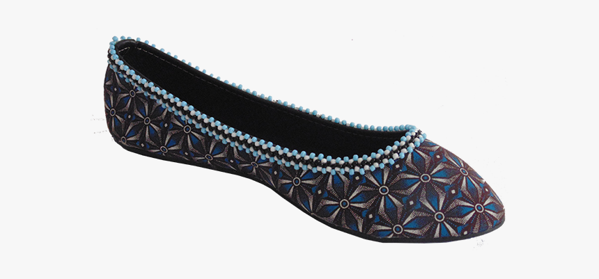 Blue Shweshwe Pumps - Ballet Flat, HD Png Download