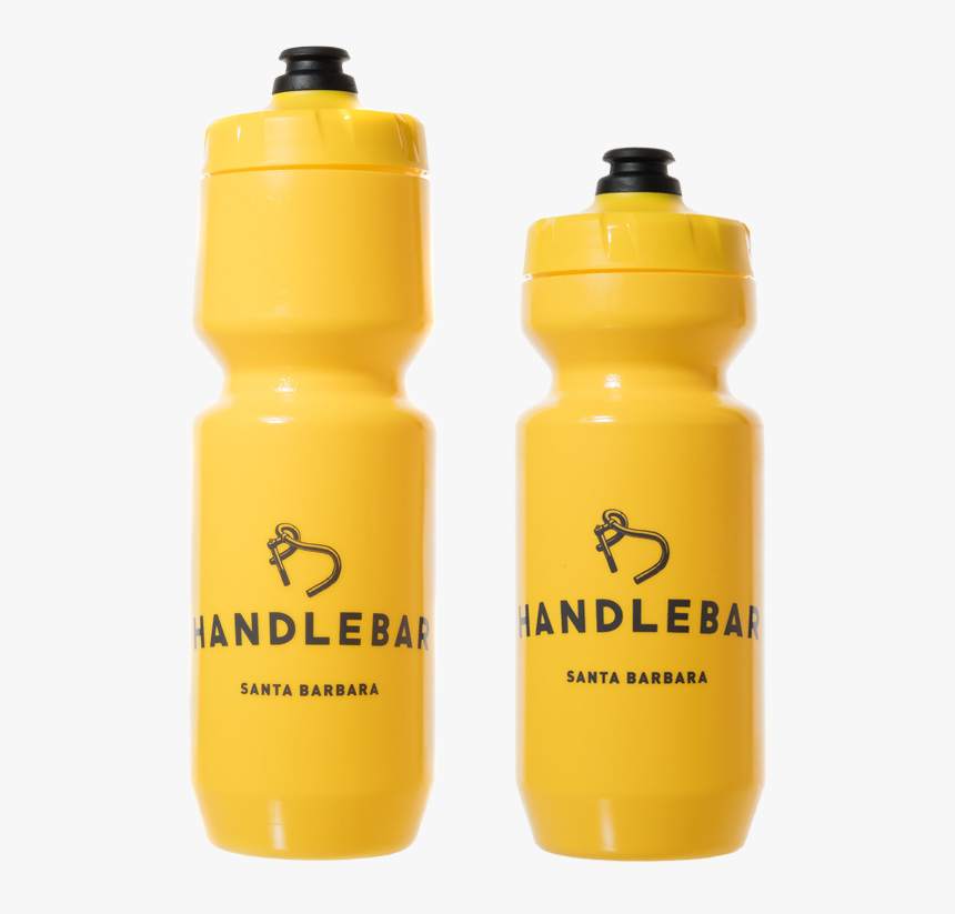 Handlebar Water Bottle Yellow Water Bottle Sports, HD Png Download