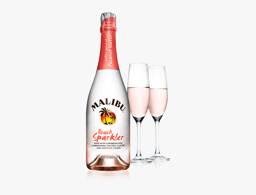 Malibu Sparkling Rum, HD Png Download