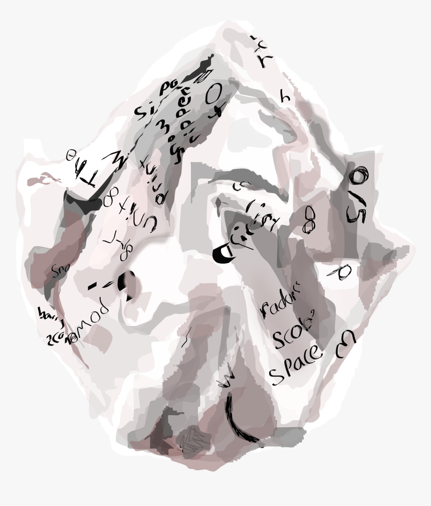 Crumpled-148834 640 - Ball Of Paper, HD Png Download