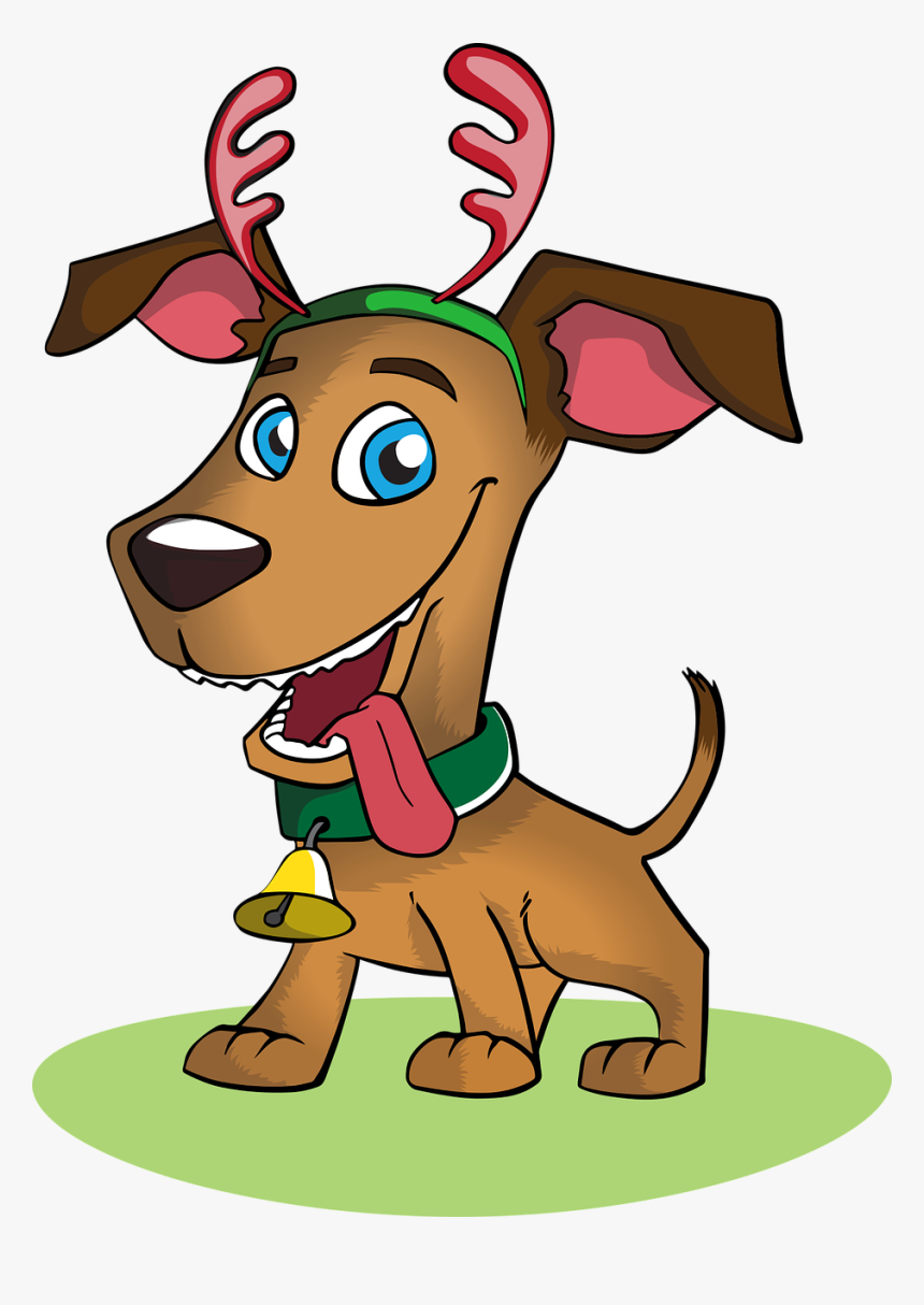 Dog Christmas Holiday Christmas Dog Pet Animal - Dog Christmas Vector, HD Png Download