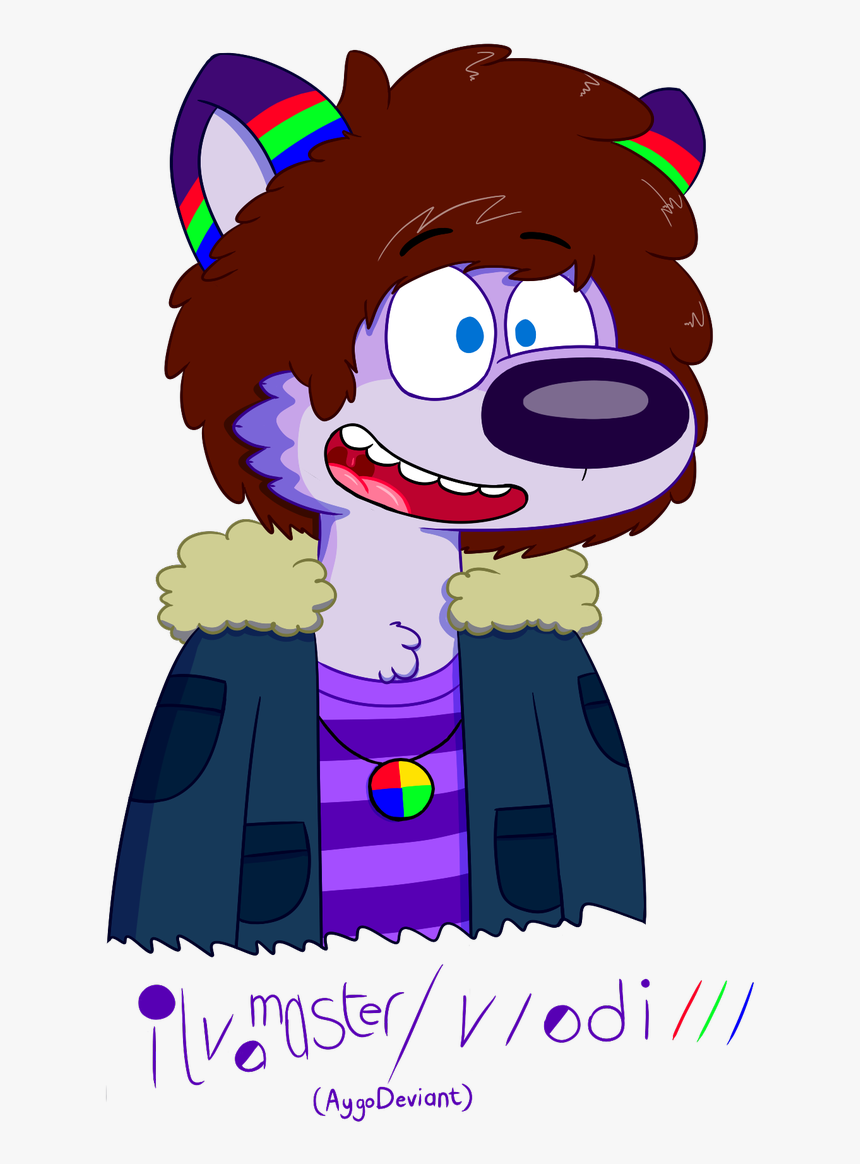 Lavender-rgb Wolf On Twitter - Cartoon, HD Png Download