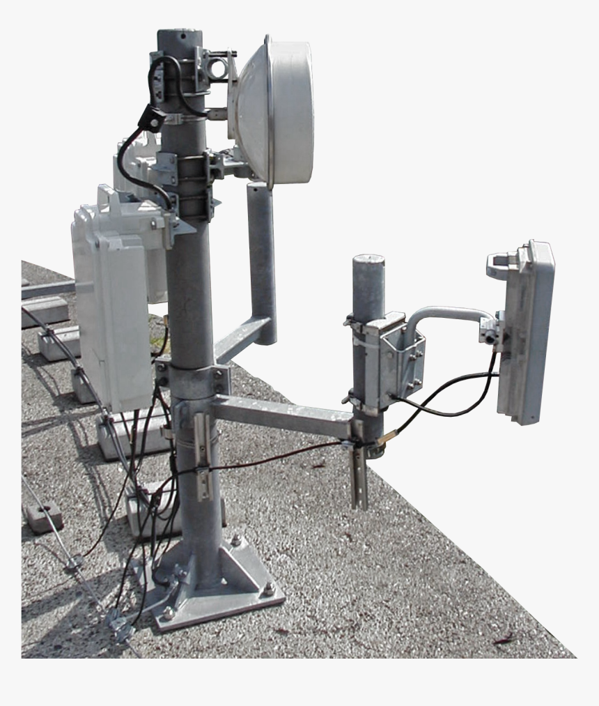 Concrete Mounted Galvanised Pole For Rooftop - Machine Tool, HD Png Download