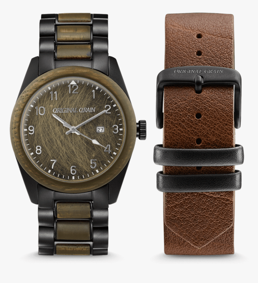 Scout Jet Black Military Classic Set 43mm - Original Grain Military Watches, HD Png Download