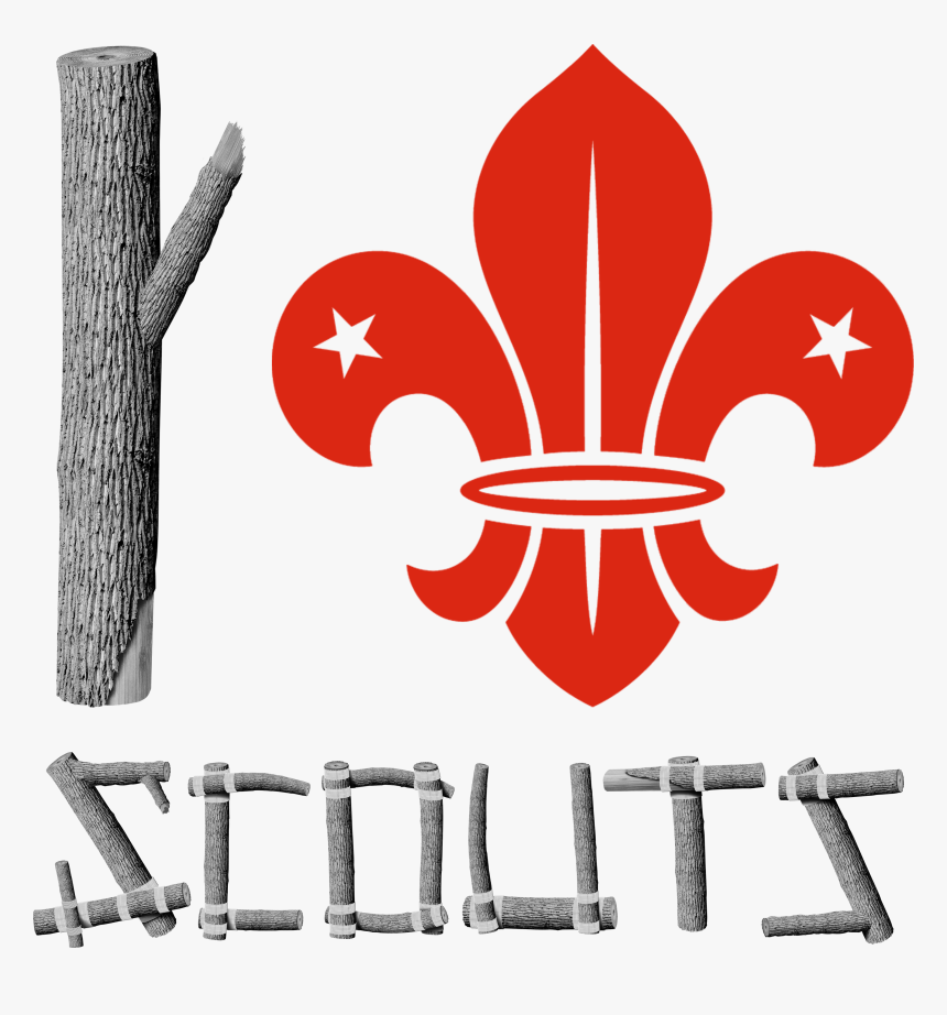 Flor De Lis Scout Png , Png Download - Scout Logo In Red, Transparent Png