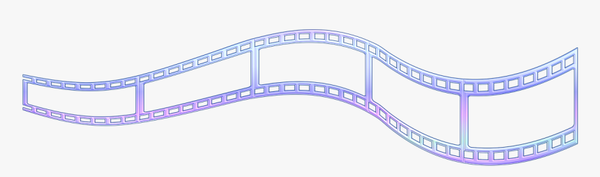 Colored Film Strip Png, Transparent Png