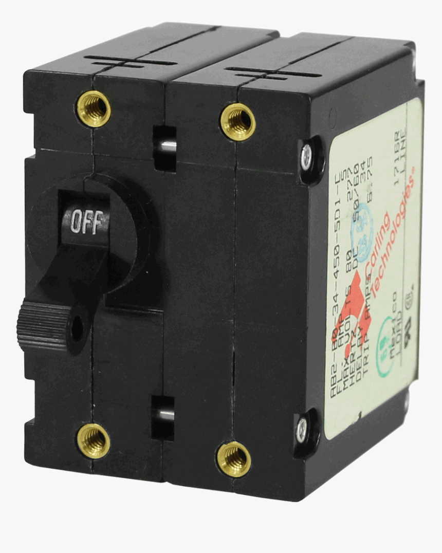 Magnetic Circuit Breakers, A Series, Double Pole, Single - Circuit Breaker, HD Png Download