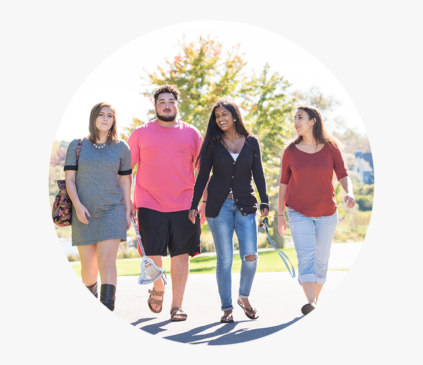 Group Of Students Walking Outside - Vacation, HD Png Download