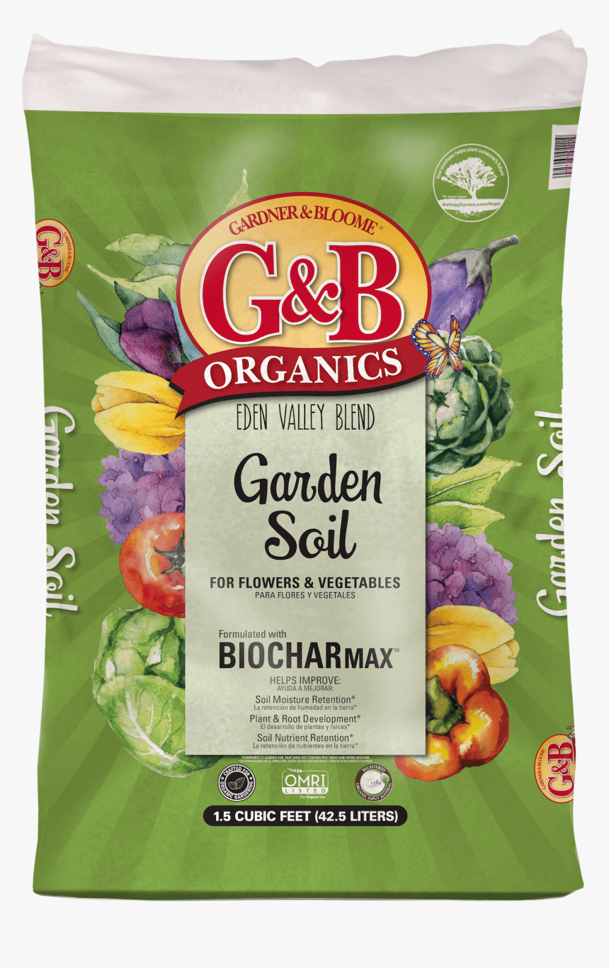 Gbo Garden Soil With Biocharmax - Eden Valley Garden Soil, HD Png Download