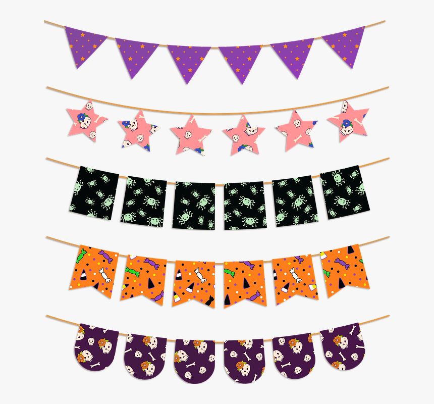 Bunting, Banner, Vintage Print, Old Print, Decoration - Armoire Poupée, HD Png Download