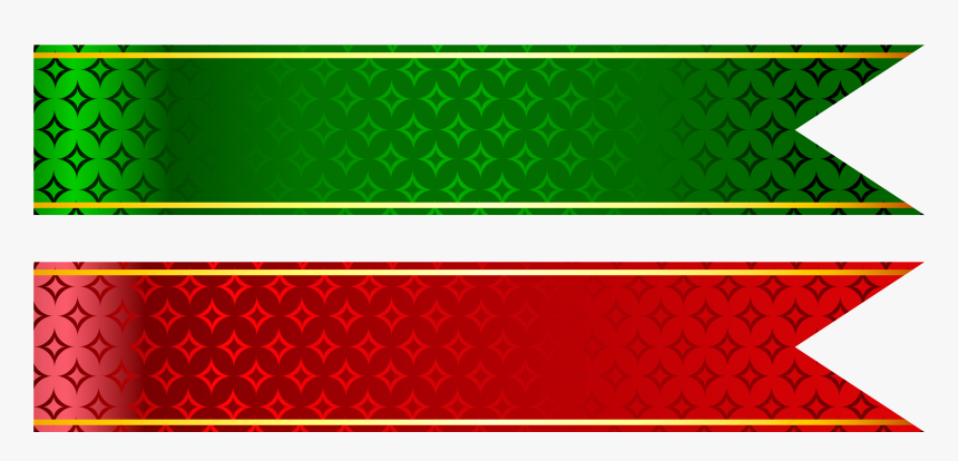 Red Green Ribbon, HD Png Download