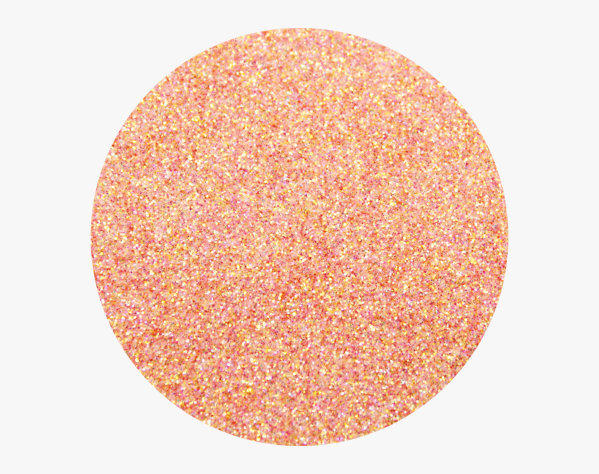 162 Just Peachy - Glitter Orange Circle Png, Transparent Png
