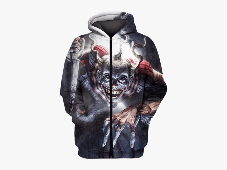 3d Evil Clown Tshirt - Evil Clown Fantasy Art, HD Png Download