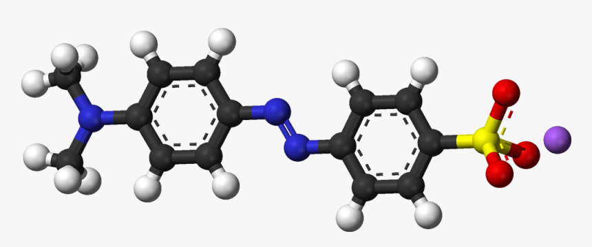 Methyl Orange 3d Balls - Oxalate Ions In Guava, HD Png Download
