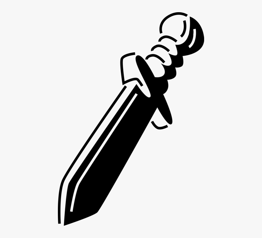 Vector Illustration Of Roman Gladiator Battle Sword - Gladiador Vector Png, Transparent Png