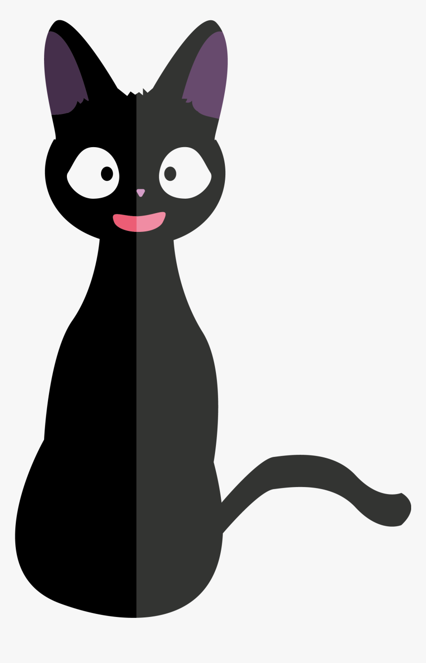 Jiji The Cat Vector Art From Kiki S Delivery Service, HD Png Download