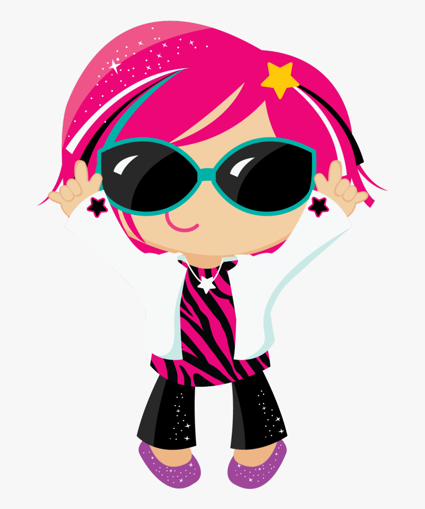 Minus Say Hello Children - Cute Rock Star Clip Art, HD Png Download